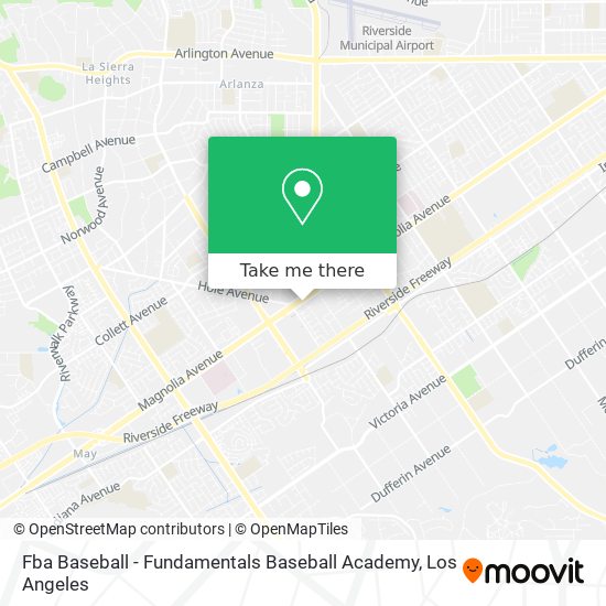 Mapa de Fba Baseball - Fundamentals Baseball Academy