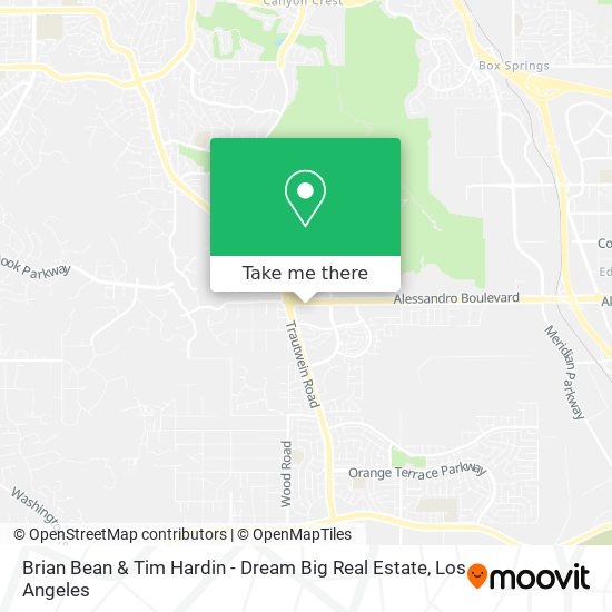 Brian Bean & Tim Hardin - Dream Big Real Estate map