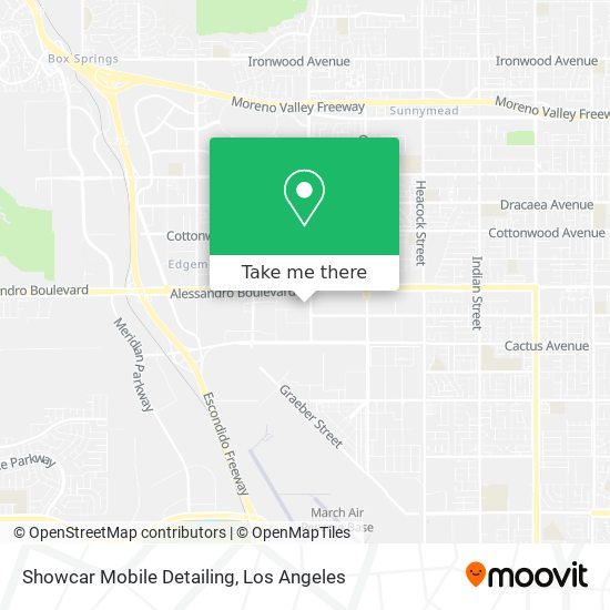 Mapa de Showcar Mobile Detailing