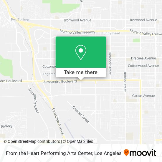 Mapa de From the Heart Performing Arts Center