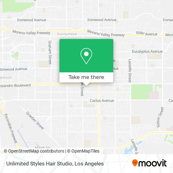 Unlimited Styles Hair Studio map
