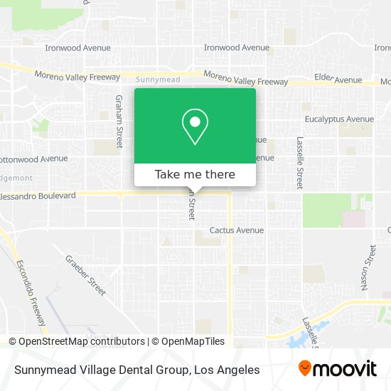 Mapa de Sunnymead Village Dental Group