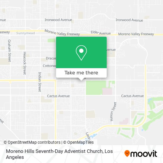 Mapa de Moreno Hills Seventh-Day Adventist Church