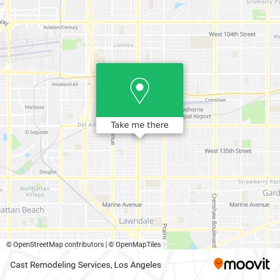 Cast Remodeling Services map