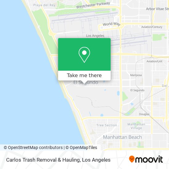 Carlos Trash Removal & Hauling map