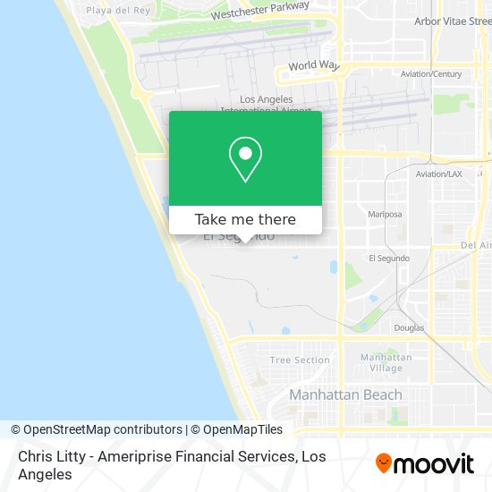 Chris Litty - Ameriprise Financial Services map