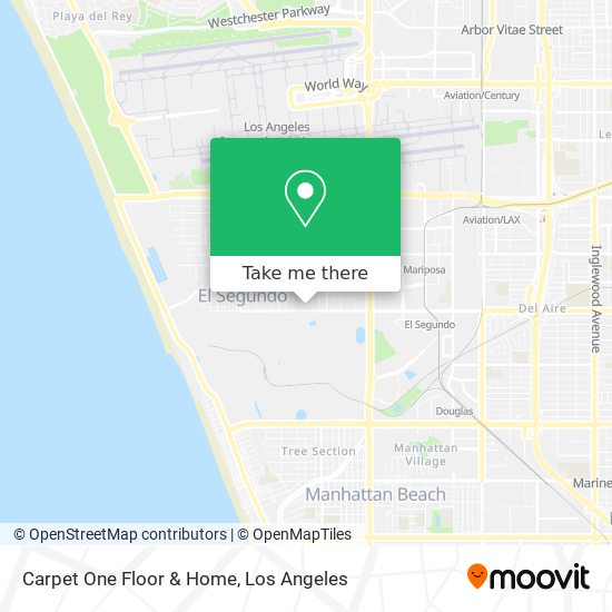 Mapa de Carpet One Floor & Home