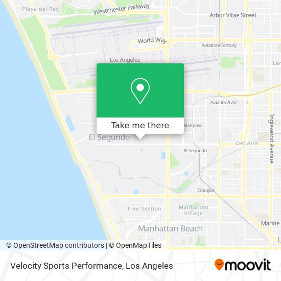 Velocity Sports Performance map