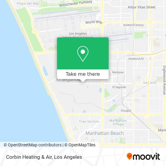 Corbin Heating & Air map