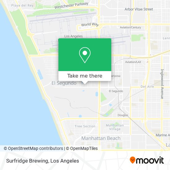 Surfridge Brewing map