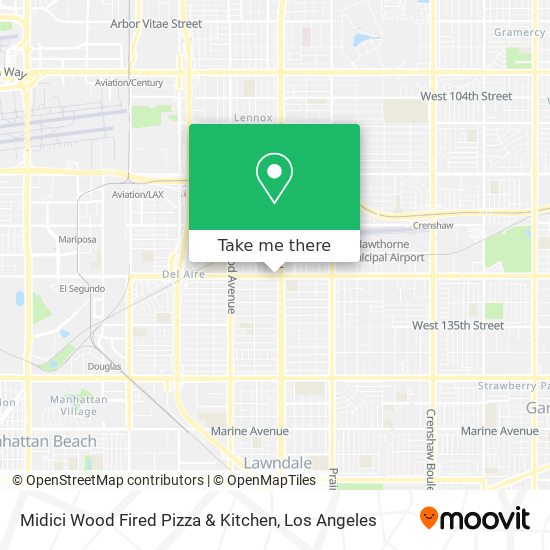 Mapa de Midici Wood Fired Pizza & Kitchen