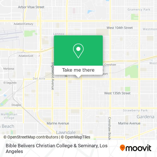 Mapa de Bible Belivers Christian College & Seminary