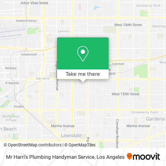 Mapa de Mr Harri's Plumbing Handyman Service