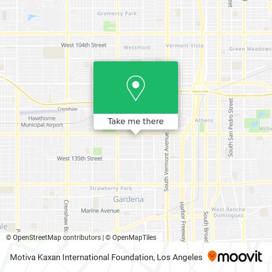Motiva Kaxan International Foundation map