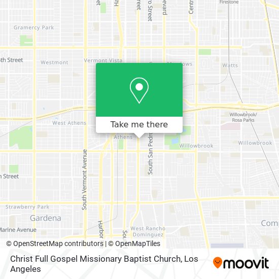 Christ Full Gospel Missionary Baptist Church map