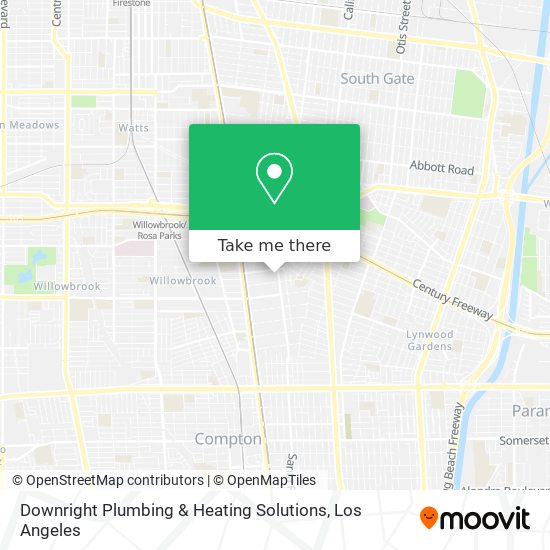 Downright Plumbing & Heating Solutions map