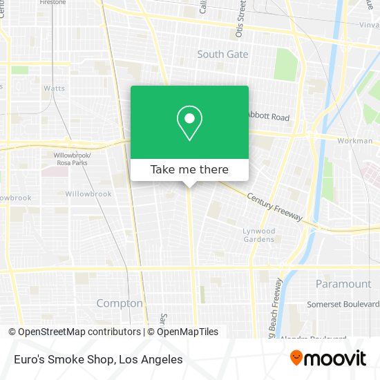 Mapa de Euro's Smoke Shop