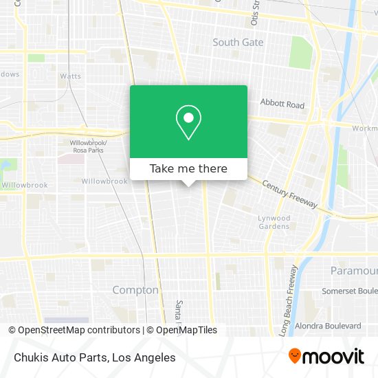 Chukis Auto Parts map