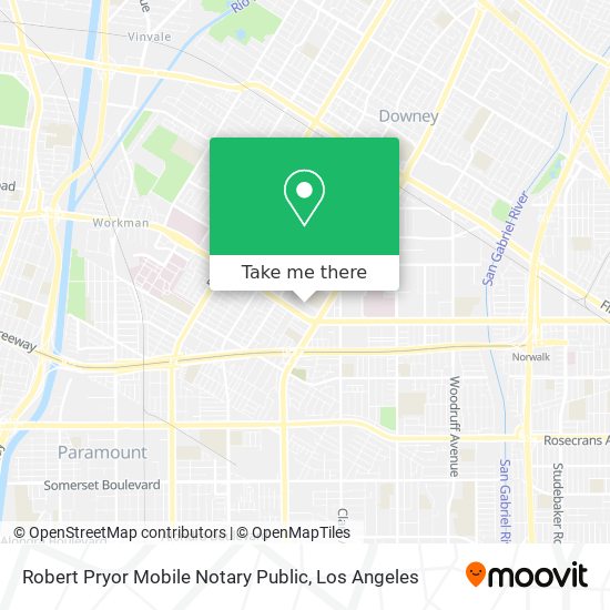 Robert Pryor Mobile Notary Public map