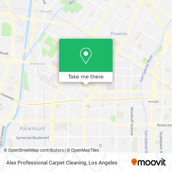 Alex Professional Carpet Cleaning map