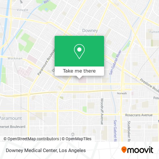 Downey Medical Center map