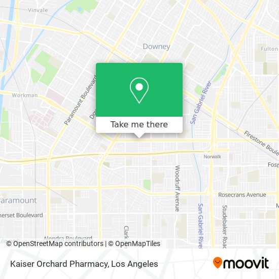 Kaiser Orchard Pharmacy map