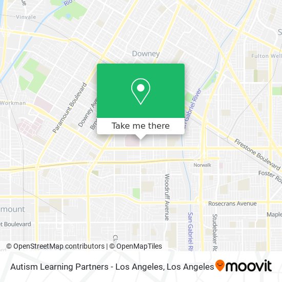 Autism Learning Partners - Los Angeles map