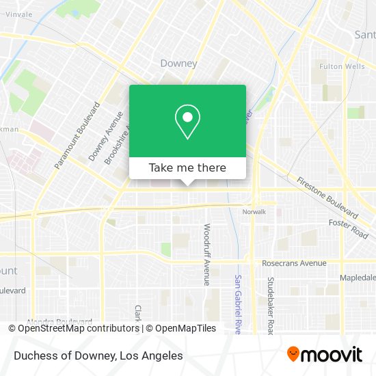 Duchess of Downey map