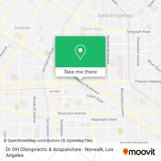 Mapa de Dr OH Chiropractic & Acupuncture - Norwalk