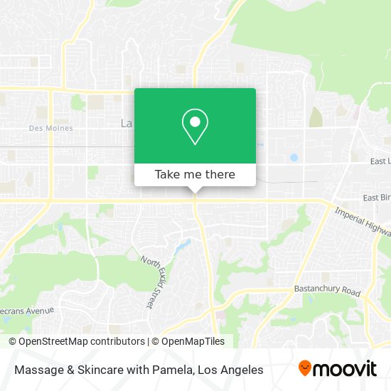 Massage & Skincare with Pamela map