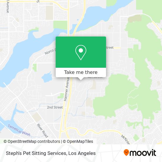 Steph's Pet Sitting Services map