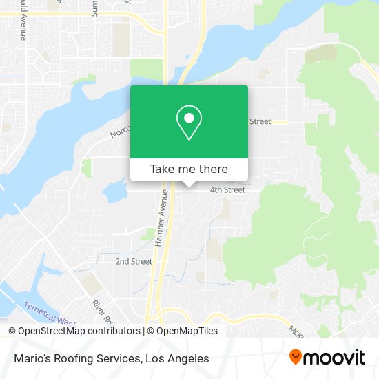 Mario's Roofing Services map