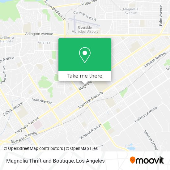 Mapa de Magnolia Thrift and Boutique