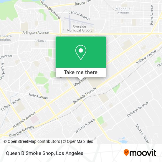 Queen B Smoke Shop map