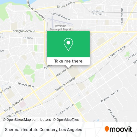 Mapa de Sherman Institute Cemetery