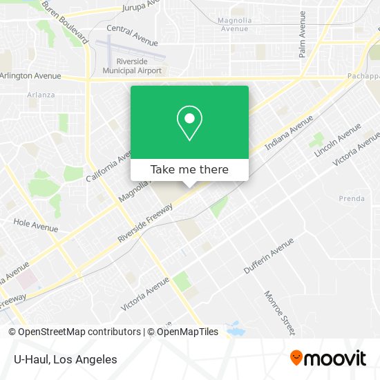 U-Haul map