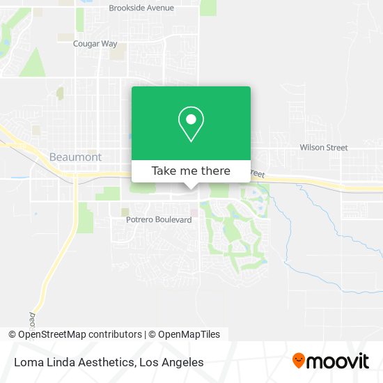 Loma Linda Aesthetics map
