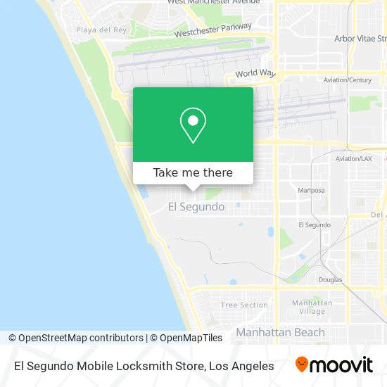 El Segundo Mobile Locksmith Store map