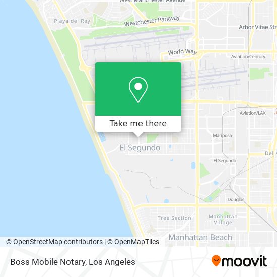 Boss Mobile Notary map