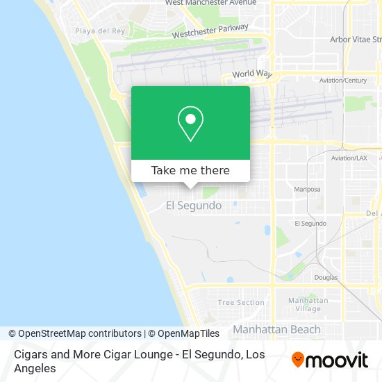 Cigars and More Cigar Lounge - El Segundo map
