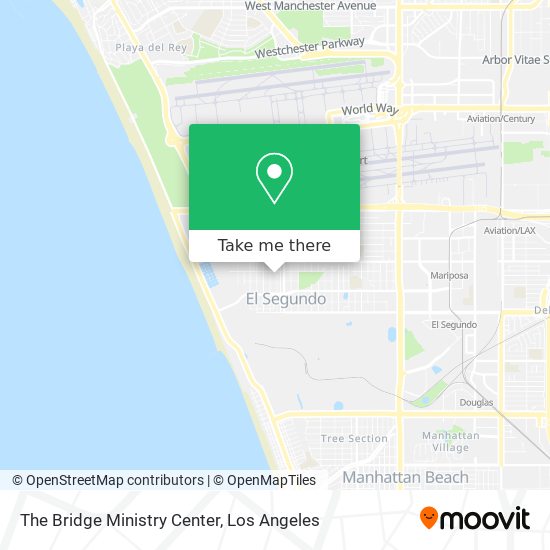 Mapa de The Bridge Ministry Center
