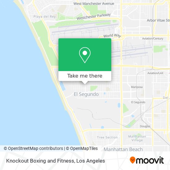 Mapa de Knockout Boxing and Fitness