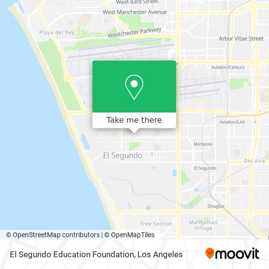 El Segundo Education Foundation map