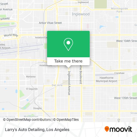 Larry's Auto Detailing map