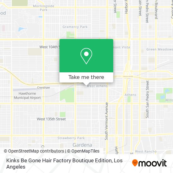 Kinks Be Gone Hair Factory Boutique Edition map