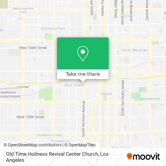 Mapa de Old Time Holiness Revival Center Church