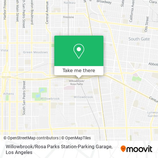 Mapa de Willowbrook / Rosa Parks Station-Parking Garage