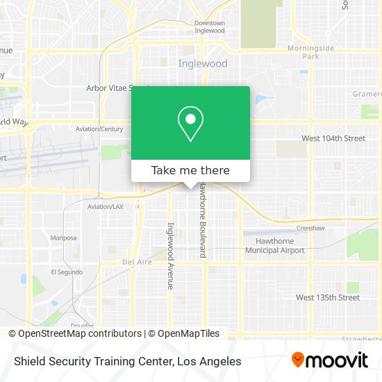 Shield Security Training Center map