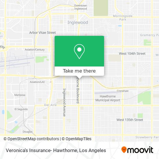 Mapa de Veronica's Insurance- Hawthorne