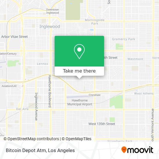 Mapa de Bitcoin Depot Atm